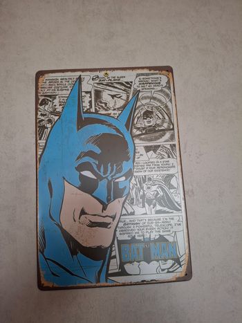 Plaque métal Batman 