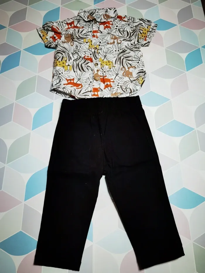 D4598 - ensemble garçon 12 mois - photo numéro 2