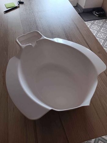 Bassine adapté aux wc.