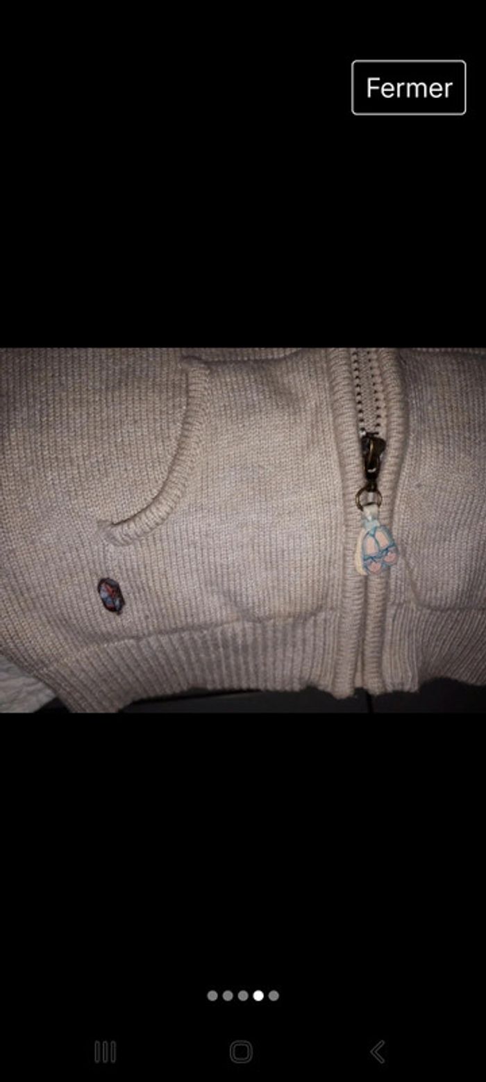 Superbe gilet à capuche avec
hibou Sergent Major 6 ans - photo numéro 4