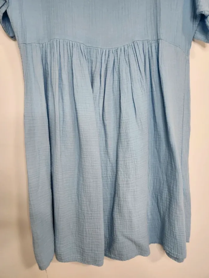 Robe bleu ciel légère été NEUF - photo numéro 3