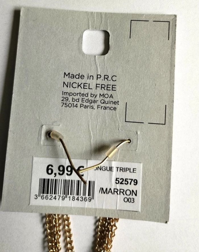 Boucles d'oreilles plumes MOA neuves - photo numéro 4