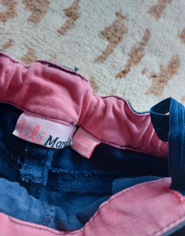 Jupe bleu marine taille réglable 8 ans - photo numéro 3