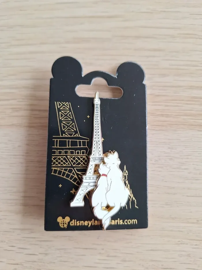 Pin’s Disney Aristochats Duchesse et O’Malley – Tour Eiffel – Disneyland Paris