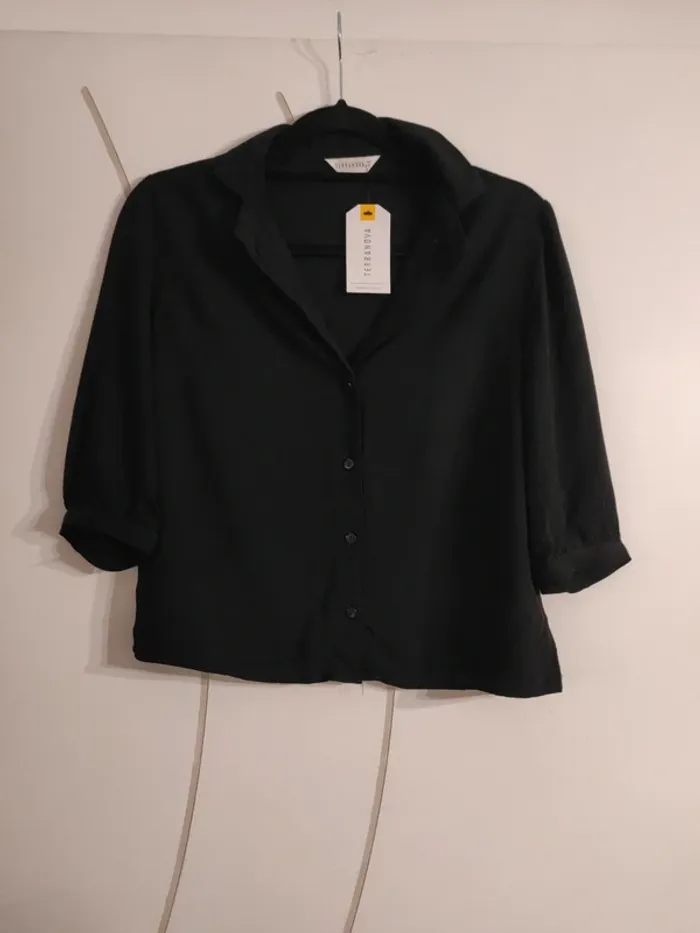 Chemise noire Terranova taille S