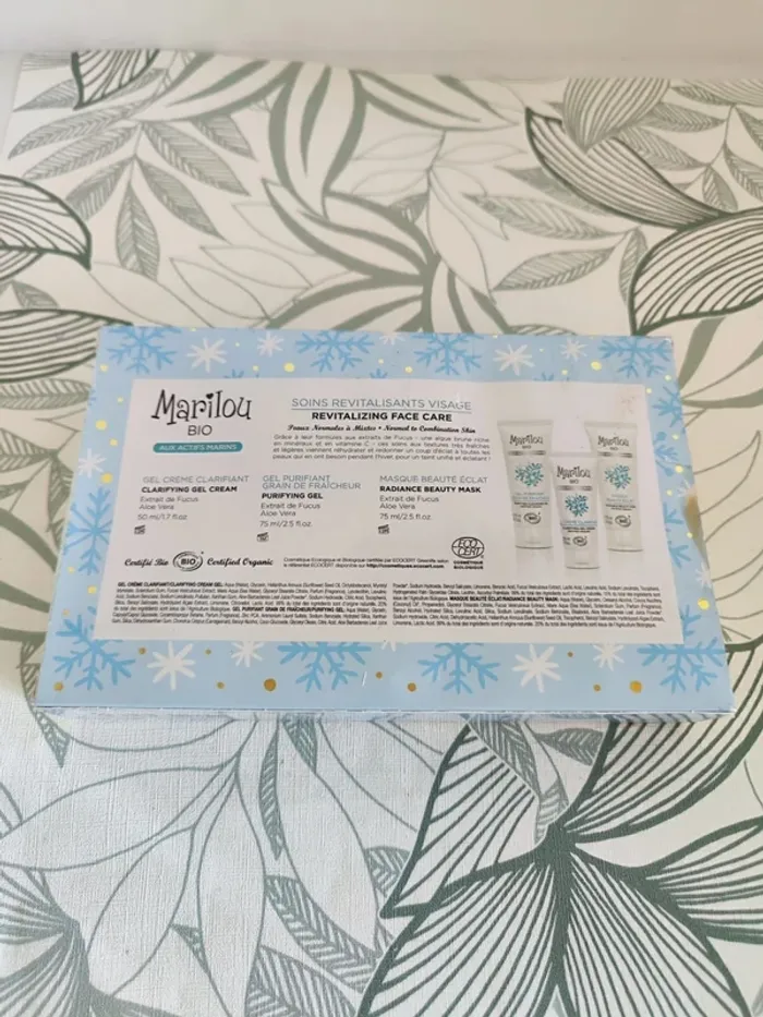 Marilou bio detox & coup d'eclat coffret soins revitalisant visage valeur 24€ - photo numéro 2