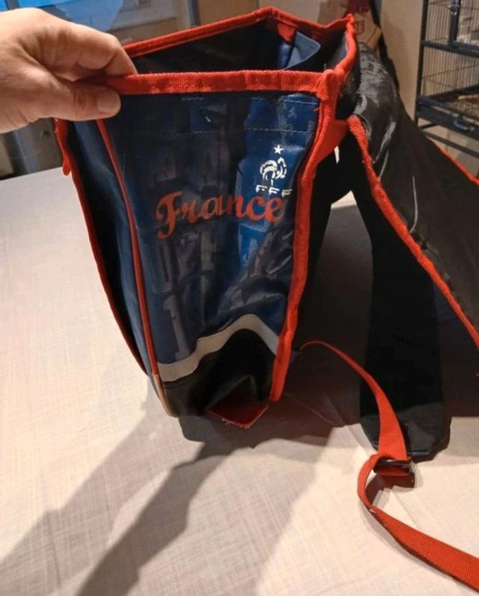 Cartable et sa trousse Assortie Équipe de France de football - photo numéro 5
