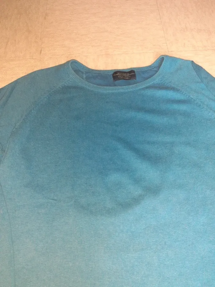 Pull homme bleu - photo numéro 4
