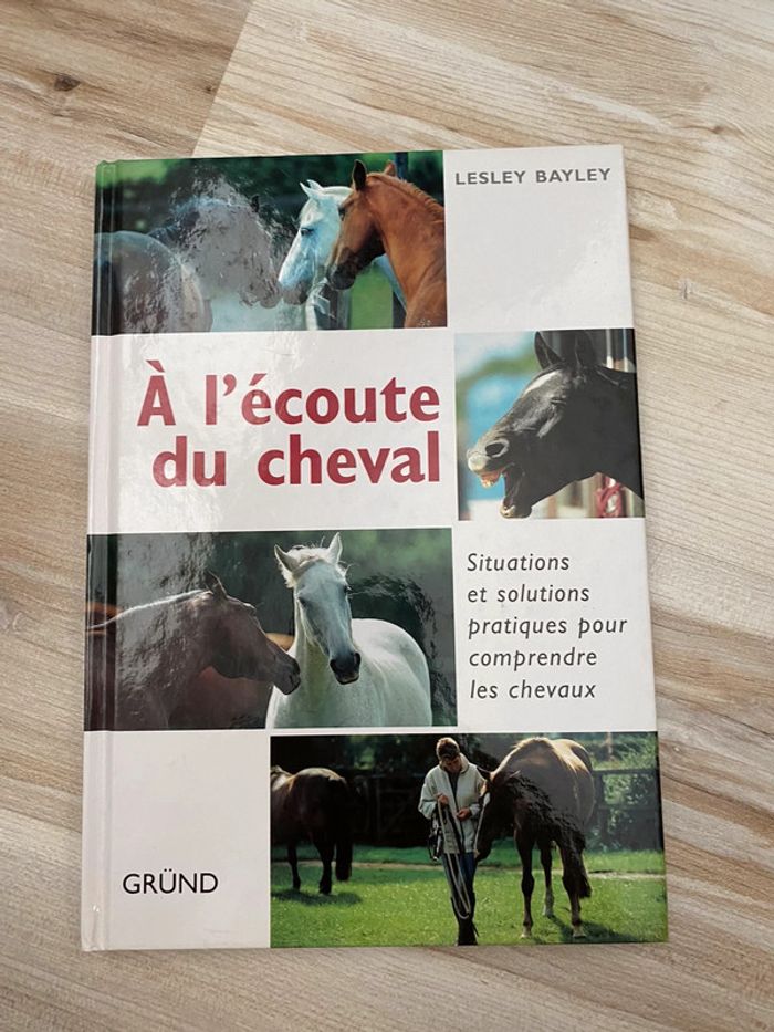 Livre « à l’écoute de votre cheval »