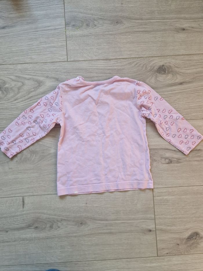 T-shirt bébé fille manches longues Snoopy 12 mois - photo numéro 6