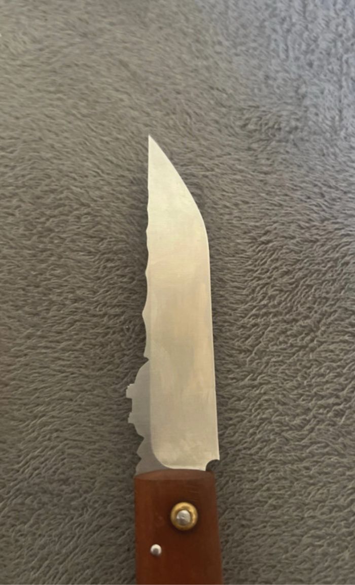 Couteau de poche Montsègur + housse en cuir - photo numéro 3