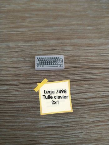 Lego 7498 tuile clavier 2x1