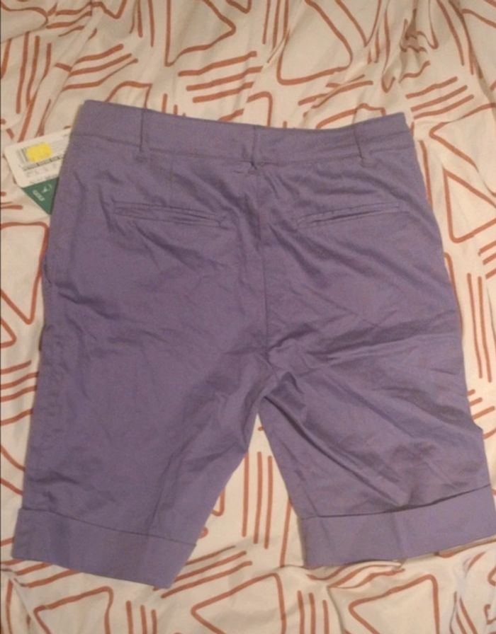 Pantacourt/Bermuda de Golf - Violet - Taille S/36 - Comte of Florence - photo numéro 5
