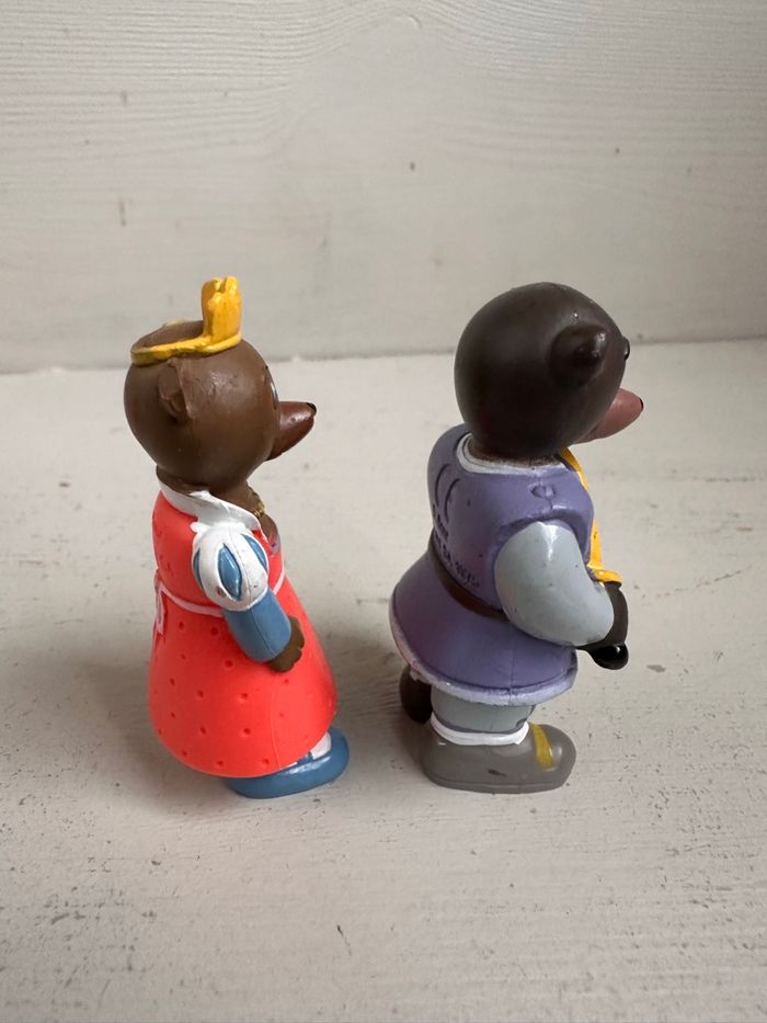 Figurine petit ours brun chevalier et princesse - photo numéro 2