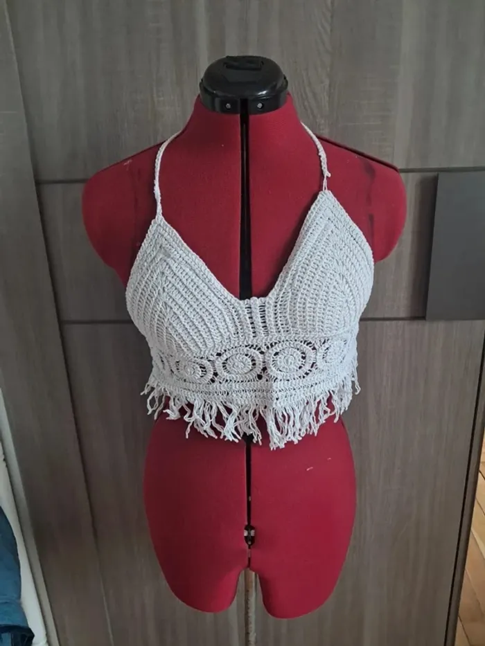 Crop top crochet