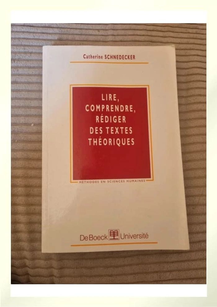 Livre texte théorique