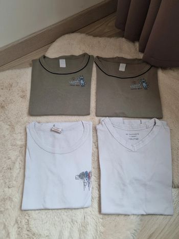 Lot de 4 maillots de corps 10 ans