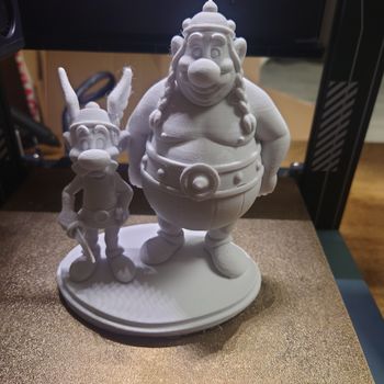 Impression 3d Astérix et obelix
