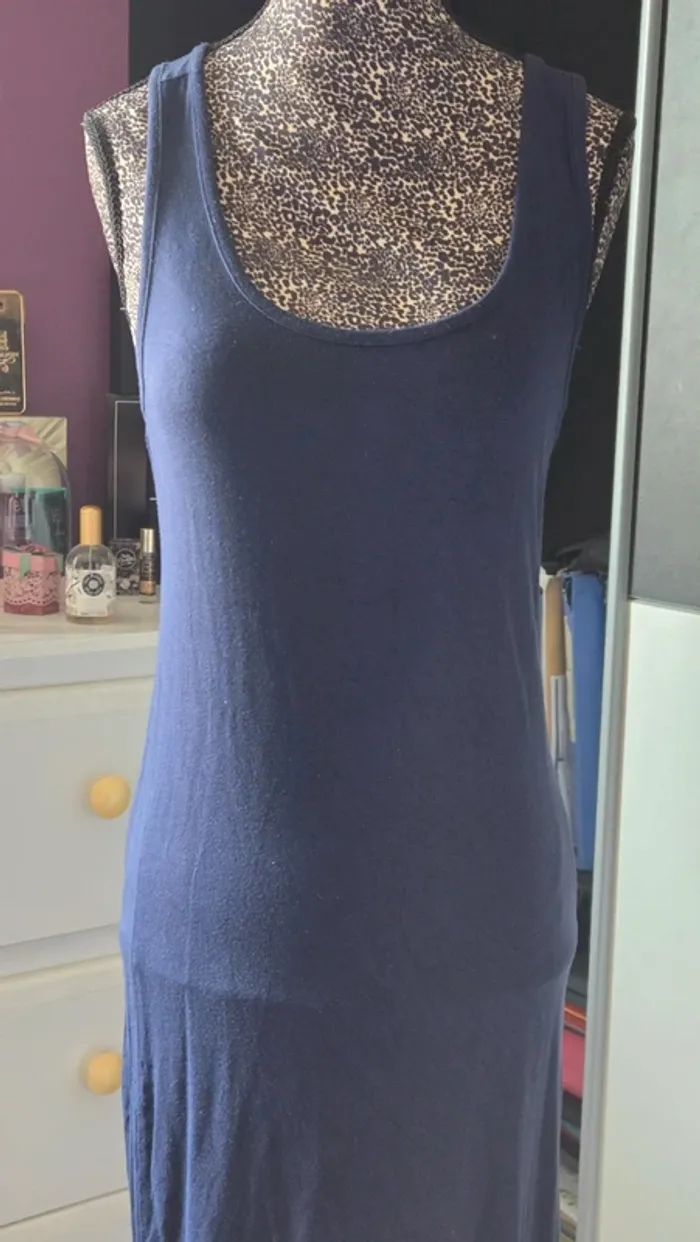 Robe bleu à Thème plume bleu de chez Véro Moda en Taille M/ 38 - photo numéro 4