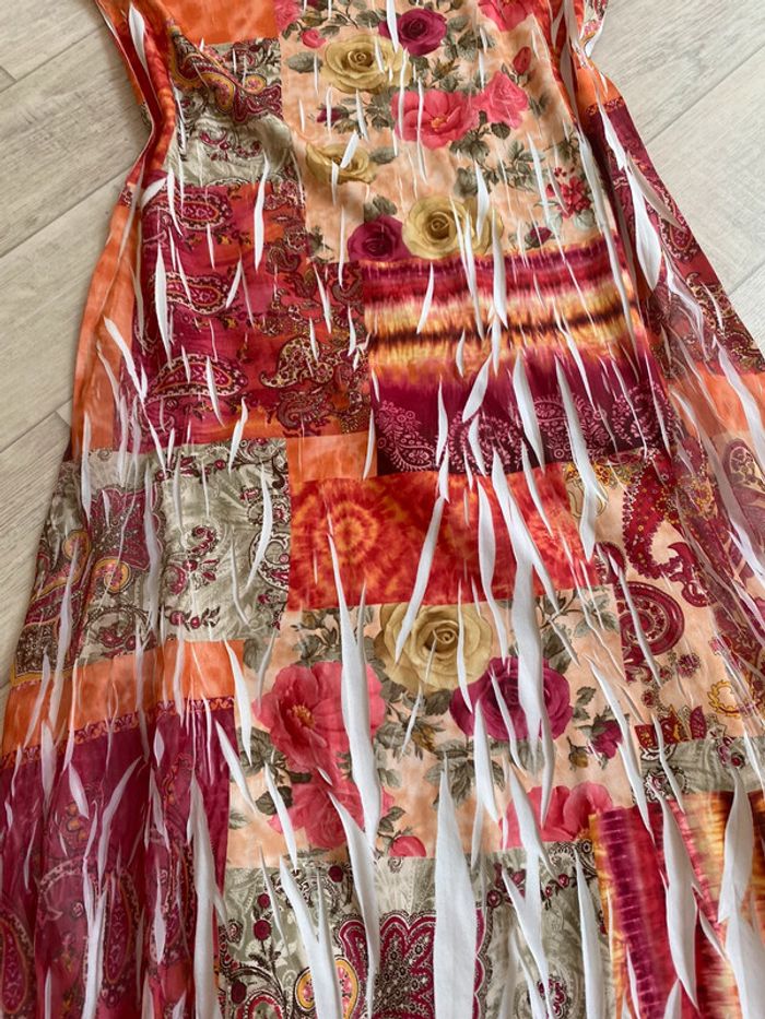 Robe à bretelles motifs fleuris vintage Y2k - photo numéro 5