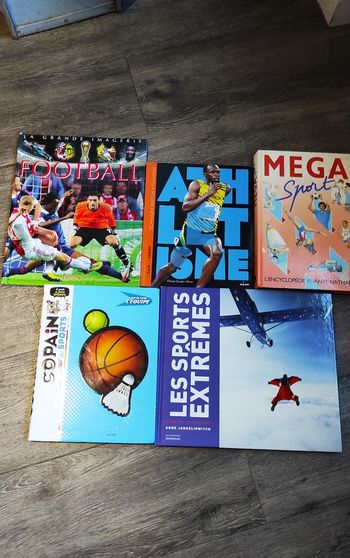Lot livre sur le Sport