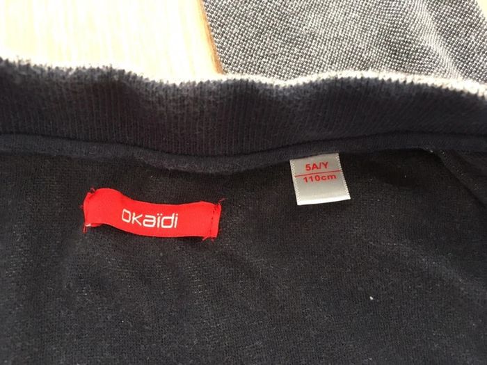 Gilet garçon OKAIDI taille 110 (5ans). - photo numéro 4