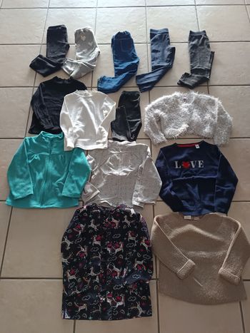 Lot vêtements fille 98 cm multimarques