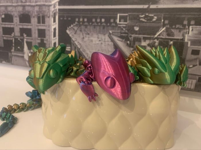 Lot de 3 grand dragons articulés - photo numéro 5