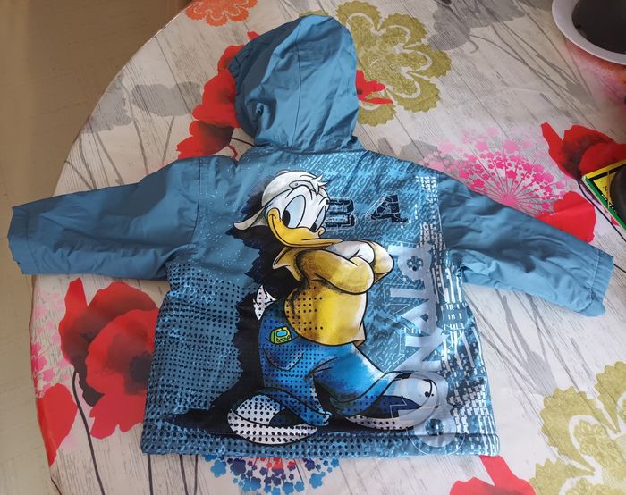 Manteau  Donald   6 mois   .Disney  bleu - photo numéro 2