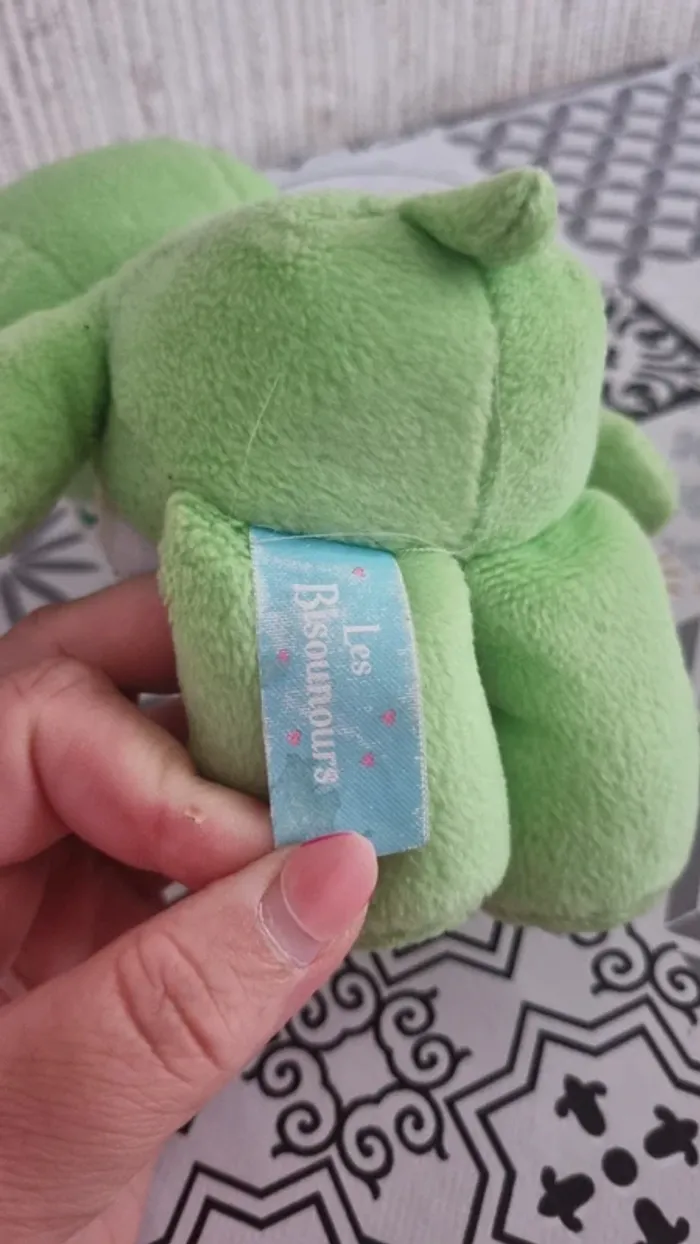 Peluche bisounours vert - photo numéro 12