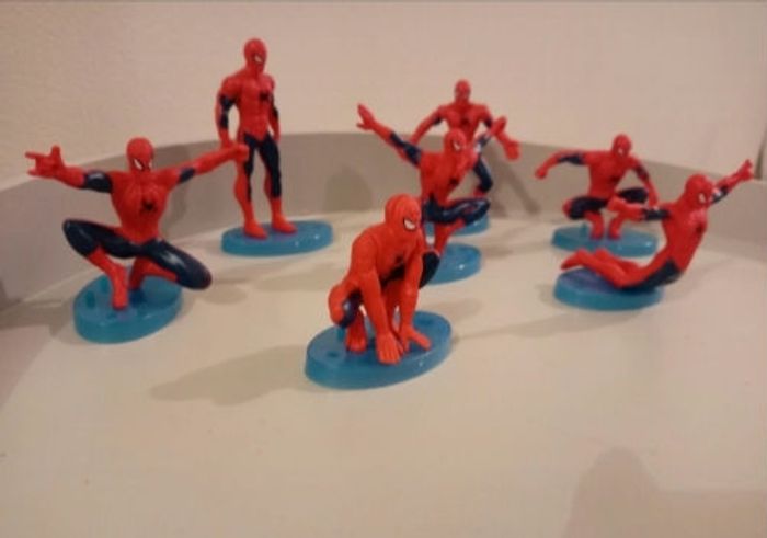 Lot de 7 figurines spiderman - photo numéro 2