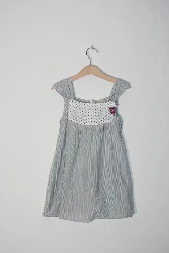 Blouse à bretelles rayée de chez Orchestra 10 ans