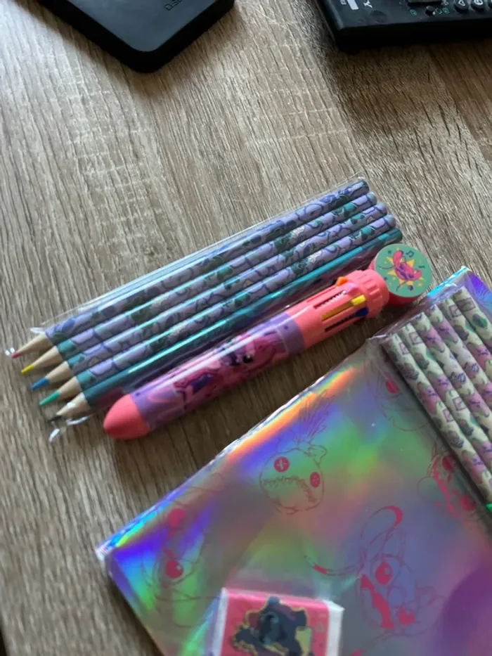 Lot fournitures scolaire stitch - photo numéro 6