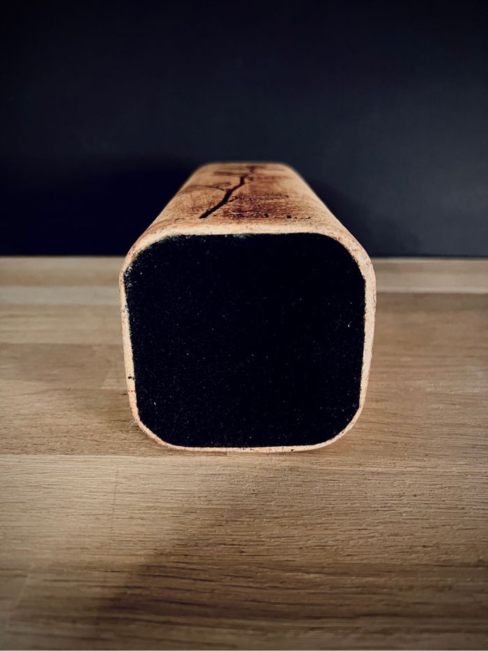 Vase en grès signé Raymonde Leduc - Pièce artisanale unique - 20 cm - photo numéro 5