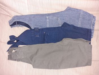 lot 3 salopettes 6 mois