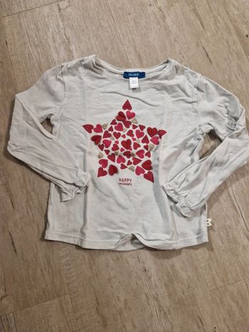 T-shirt étoile et coeur