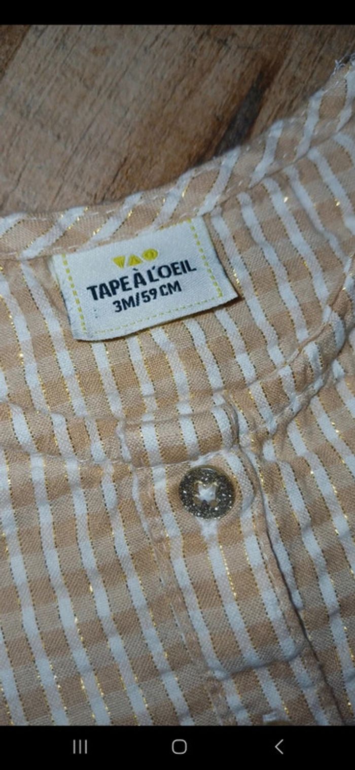 Combishort 3 mois tape à l'œil - photo numéro 3