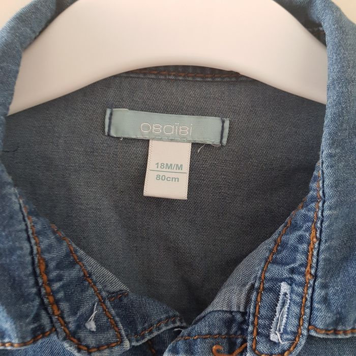Chemise en jean pour garçon - photo numéro 2