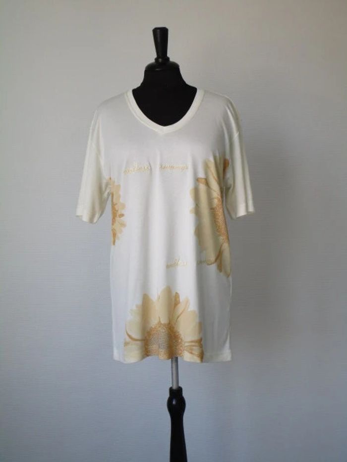T-shirt vintage tournesols 44 TBE