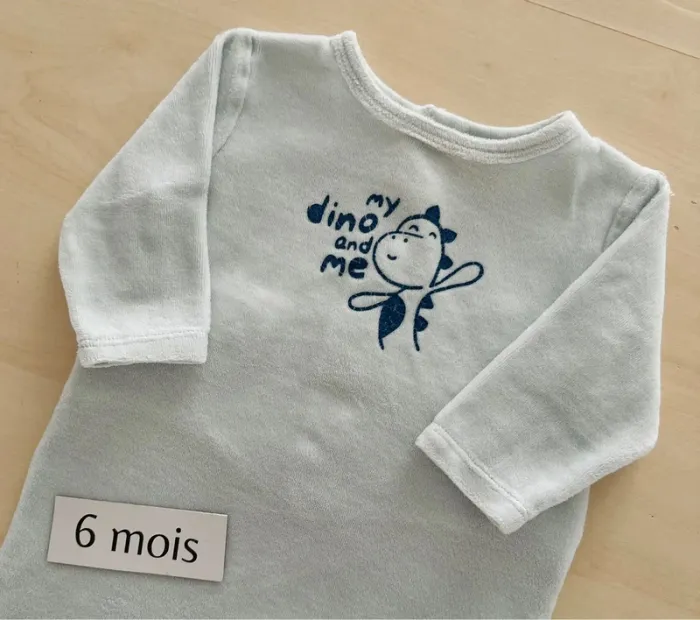 Pyjama tex taille 6 mois - photo numéro 2