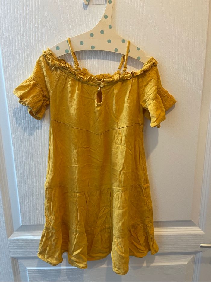 Robe Z jaune manches courtes 4ans