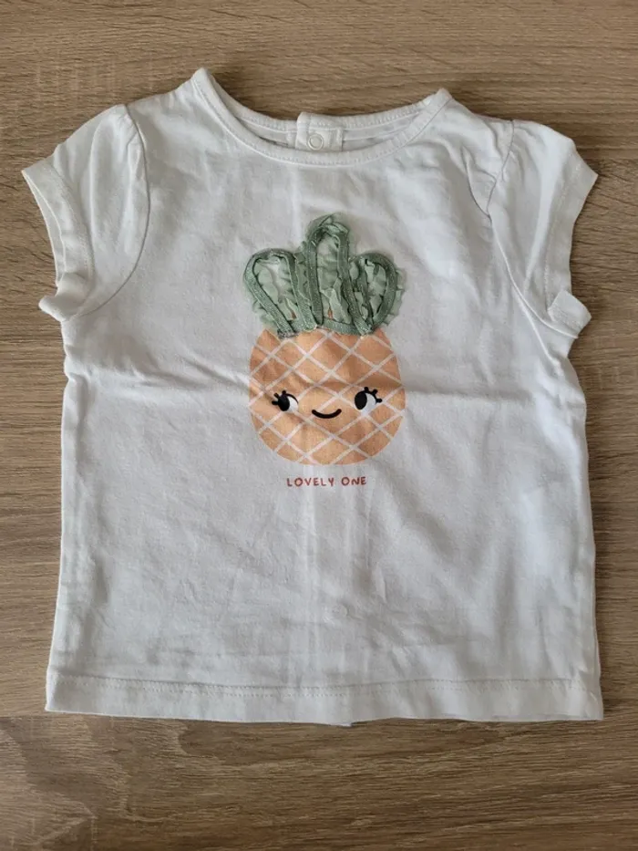 Lot de 4 tee-shirts fille en 9 mois - photo numéro 9