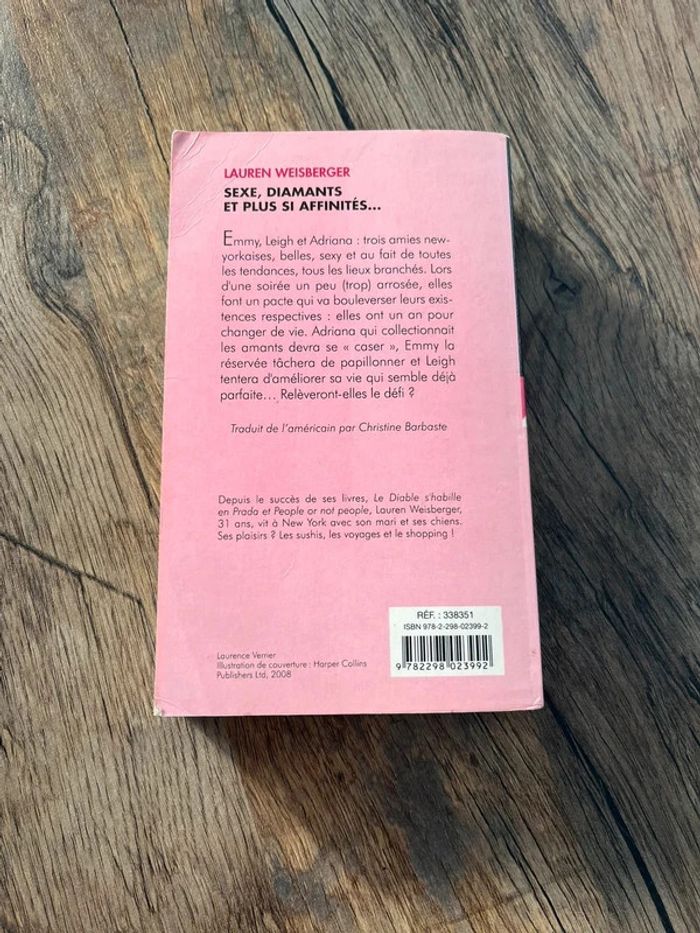 Livre : sexe, diamants et plus si affinité - photo numéro 2