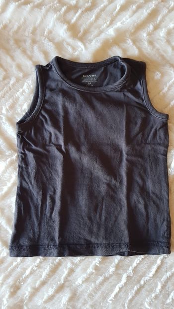 Debardeur noir garçon