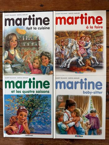Casterman lot de 4 bd albums livres Martine collection histoires