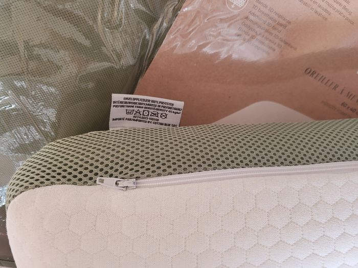 Oreiller à mémoire de forme Blanc Des Vosges - photo numéro 6