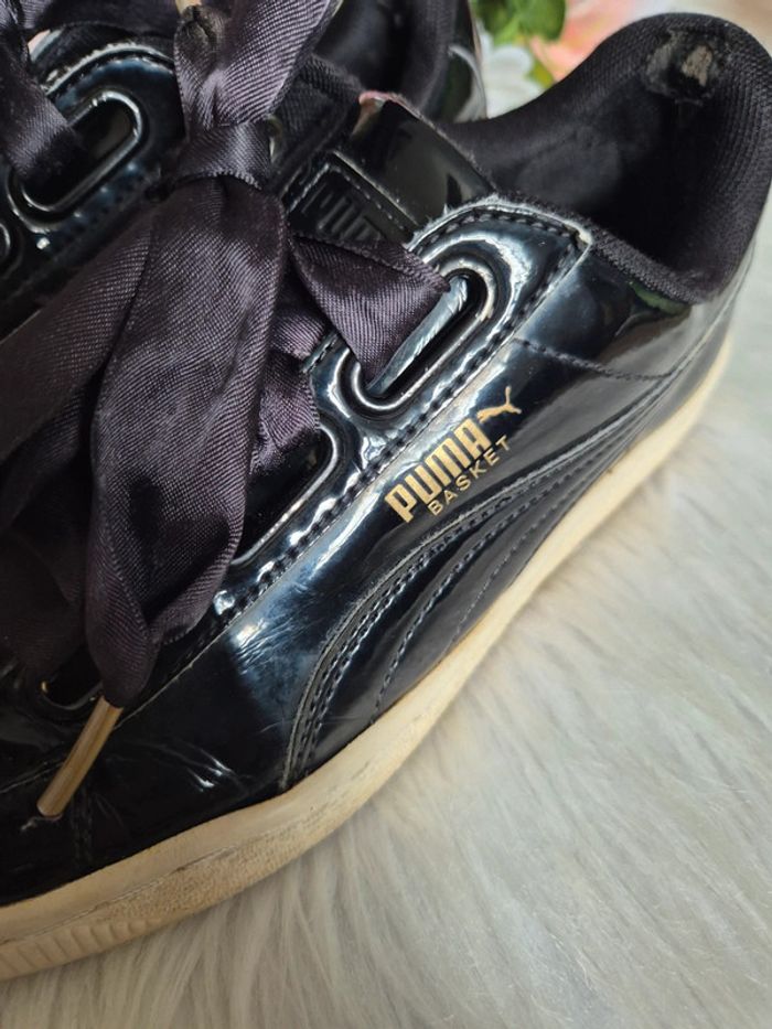 PUMA Femme Basket Heart Patent Wn'sT37 - photo numéro 5