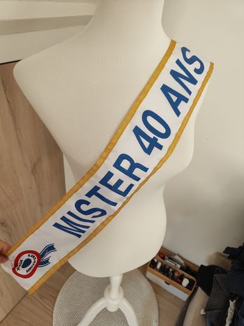 Écharpe mister 40 ans
