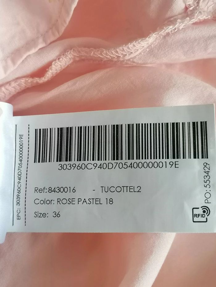 Blouse rose pastel 36 Cache Cache - photo numéro 7
