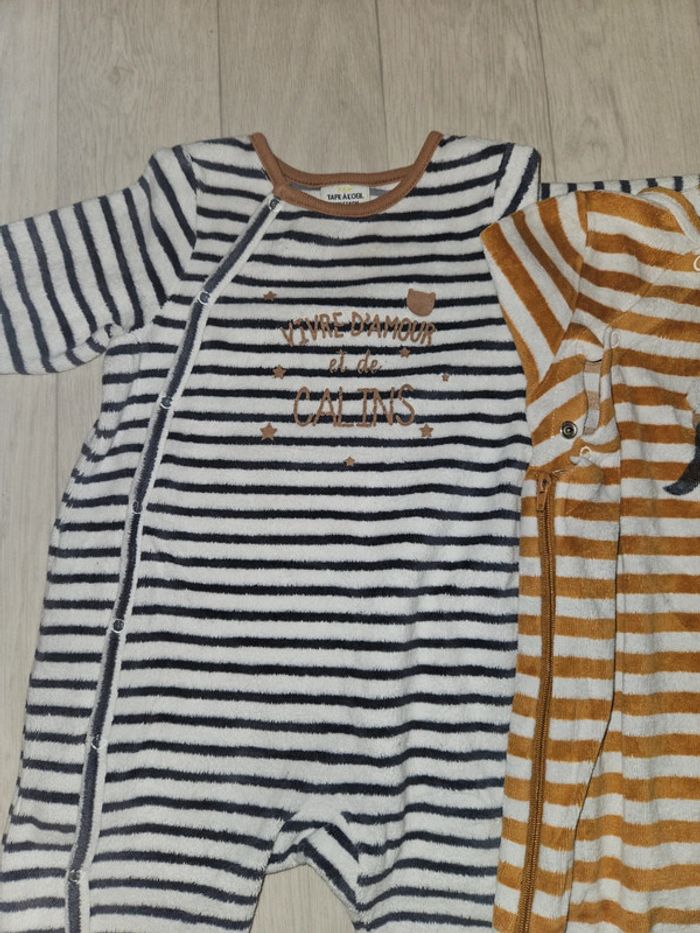 Lot 2 pyjamas bébé mixte - photo numéro 2